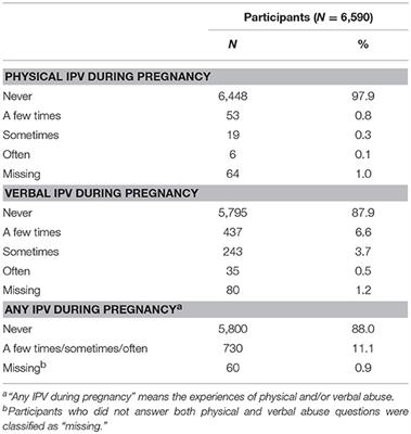 Development of the Intimate Partner Violence During Pregnancy Instrument (IPVPI)